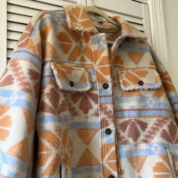Free People Multicolor Plaid Jacket - Picture 6 of 10